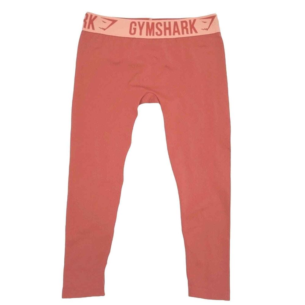 GymShark Fit  Seamless Knit Cropped Leggings Women's Medium No Size Tag Pink